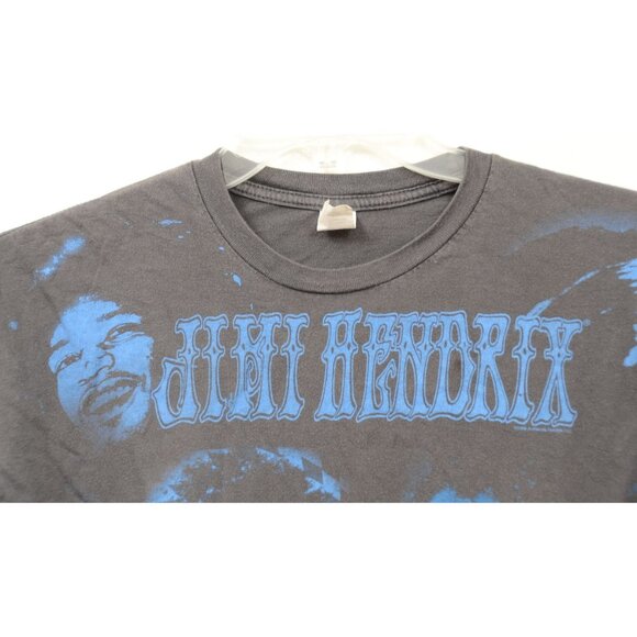 VTG 90s NOT a REPRINT! Jimi Hendrix Collage Rock Tee T-Shirt Men's Size L Guita - Picture 4 of 11